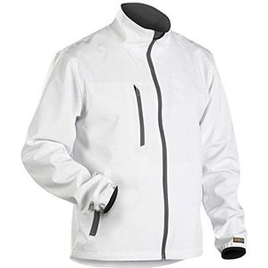 Blakläder 495225181094M Maat Medium"Light" Softshell Jacket - Wit/Grijs