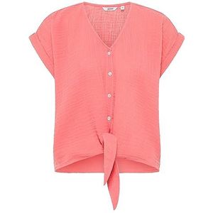 MUSTANG Dames Style ELSA Knotted Blouse Blouse, Porcelain Rose 8204, 34, Porcelain Rose 8204, 34