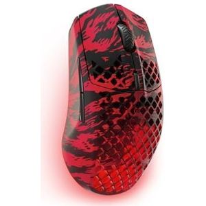 SteelSeries - Aerox 3 Wireless - Geperforeerde RGB Gamingmuis - FaZe Clan Edition - 18K DPI - Ultralicht Waterdicht Ontwerp