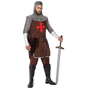 Atosa-63318 Atosa-63318 kostuum ridder gekruist, heren, 63318, bruin, XXL