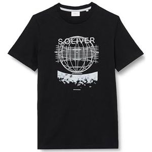 s.Oliver Sales GmbH & Co. KG/s.Oliver T-shirt voor heren, korte mouwen, korte mouwen, zwart, S