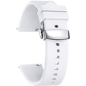 BINLUN Siliconen Horlogebanden Quick Release Rubberen Sport Horlogebanden 18mm 19mm 20mm 21mm 22mm 24mm Vervanging voor Smartwatch-banden voor Heren en Dames