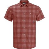 Jack Wolfskin Highlands Shirt met korte mouwen, Barn Red, L, Barn Rood, L