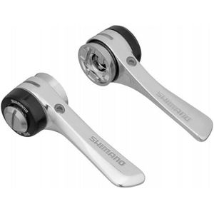 Shimano Sora Onderbuisschakelhendel voor volwassenen, uniseks, zilver, eenheidsmaat