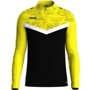 JAKO Ziptop Iconic uniseks sportsweatshirt voor kinderen, met keep dry-functie en warme, zachte fleece binnenkant