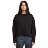 Biker Zip Sweater - Zwart - Dames