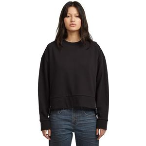 Biker Zip Sweater - Zwart - Dames