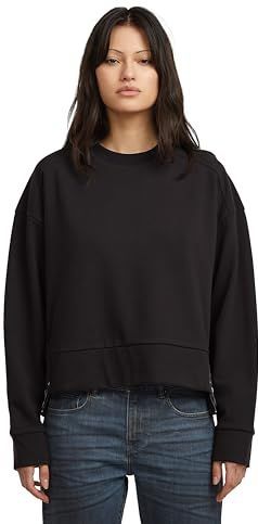 Biker Zip Sweater - Zwart - Dames