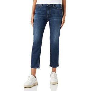 Love Moschino Casual broek voor dames, Donker Denim Blauw, 26W