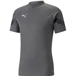 Puma teamFinal Training voetbalshirt heren grijs/zwart, S