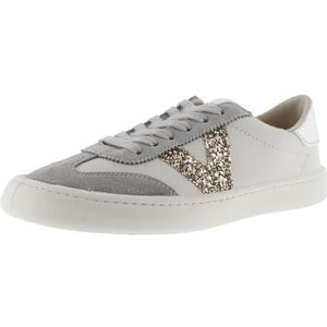 Dames sneakers met leerlook en print Victoria Olmo Barefoot