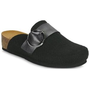 Scholl Amalfi Clog sandaal voor dames, Zwart, 36 EU