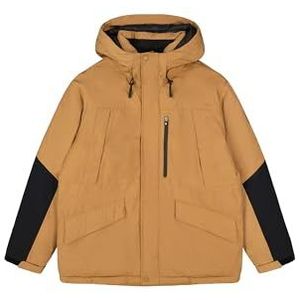 Champion Legacy Outdoor C-Tech (220355) - WR Poly Cotton Woven 252 gr Hooded Jacket, Tabak (TBO/NBK), L Heren FW24, Tabak (TBO/NBK), L