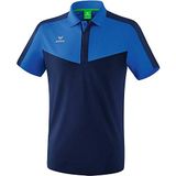 Erima heren Squad Sport polo (1112018), new royal/new navy, XXL