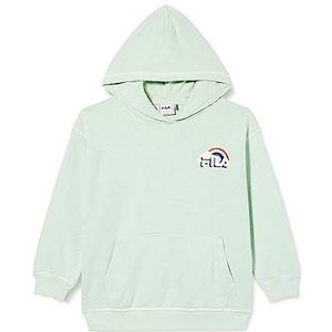 FILA Uniseks Caan oversized hoodie voor kinderen, Silt Green Melange, 110-116
