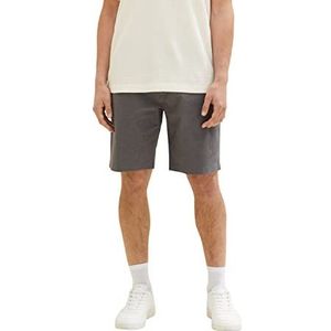 Tom Tailor Denim bermuda shorts heren 1034985,29312 - Grijs Zwart Dobby,L