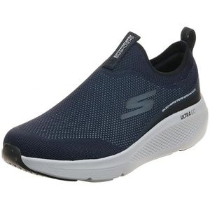 Skechers Heren GO Run Elevate Sneakers, Navy Textiel/Synthetisch, 8.5 UK, Marine Textiel Synthetisch, 42.5 EU