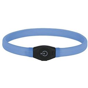 Kerbl 80259 Maxi Safe LED-halsband lang haar, 65 x 1,5 cm, blauw
