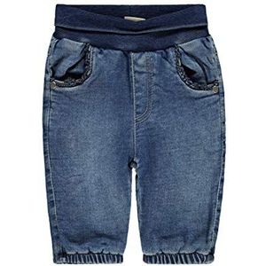 Bellybutton mother nature & me Broek voor babymeisjes, blauw (Blue Denim | blue 0013)., 86 cm