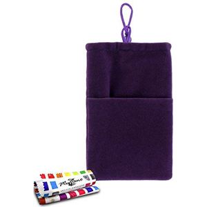 Hoes Wiko Iggy [Cocoon] [violet] door MUZZANO + stylus en reinigingsdoekje Muzzano® aangeboden – de bescherming schokbestendig ultieve, elegante en duurzame voor uw WIKO IGGY