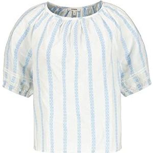 Garcia Damesshirt korte mouw blouse, gebroken wit, M, off-white, M