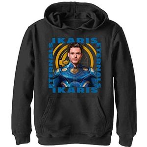 Marvel Ikaris Hero Box jongens hoodie met capuchon, zwart, XL, zwart, XL, zwart, XL