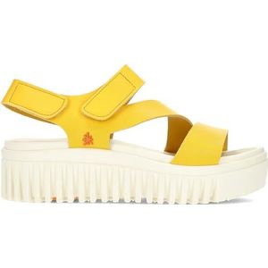 ART 1573 Brighton damessandalen, Nappa geel, 42 EU