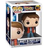 Funko POP! Movies: Back to the Future - Marty in Puffy Vest Collectible Funko POP Toy Figure - Funko POP! 48705