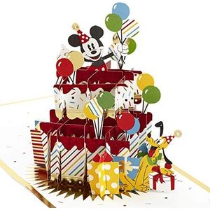 Hallmark Handtekening papier Wonder Pop Up verjaardagskaart (Disney Mickey Mouse en vrienden)