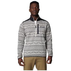 Columbia Herentrui met weerprint, halve rits, 2 fleece pull-over (pak van 1)