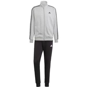 adidas Heren Basic 3-strepen fleece trainingspak, M