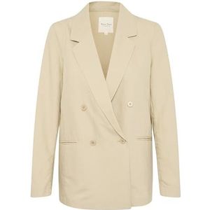 Part Two GeneviePW Blazer voor dames, regular fit, lange mouwen, Witte peper, 40