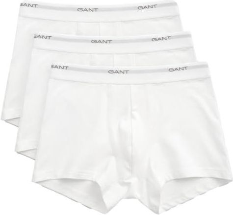 GANT CORE Trunk Herenondergoed, wit, standaard (3-pack), wit, One size