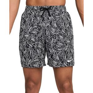 Nike - Grafische Zwemshort - Zwart - Geschikt voor het Zwembad