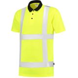 Tricorp 203006 Safety EN ISO 20471 Birdseye poloshirt, 50% polyester/50% polyester, CoolDry, 180 g/m², fluorgeel, maat 5XL