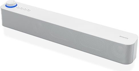 ATLANTIS - Soundbar - Wit - 20 W - Bluetooth 5.3 - FM-radio - 2400 mAh batterij