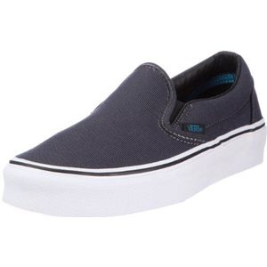 Vans Unisex volwassenen Classic Slip-On (Suited) Black/Pewter Sneakers, Zwart Suited Black Pewter, 42.5 EU