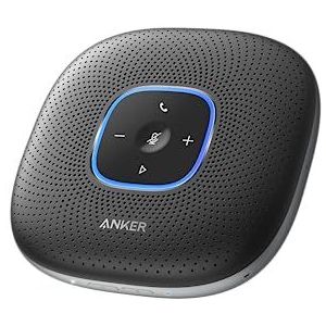Anker - PowerConf - Conference Speaker - 360° Verbeterde Voice Pickup - Bluetooth 5.3 - USB C