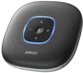 Anker - PowerConf - Conference Speaker - 360° Verbeterde Voice Pickup - Bluetooth 5.3 - USB C