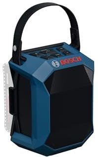 Bosch - GPB 18V-1 C - Accu-speaker - Blauw - Inclusief Draaggreep