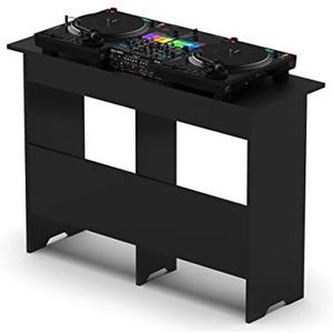 Glorious Mix Station 2: voor 2 platenspelers of cd-spelers, 1 mengpaneel tot een breedte van 14 inch of een DJ-controller met laptop, kabeluitlaten aan de voorkant en de zijplaten