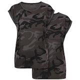 Ladies Extended Shoulder Tee - T-shirt - Katoen - Casual Basic