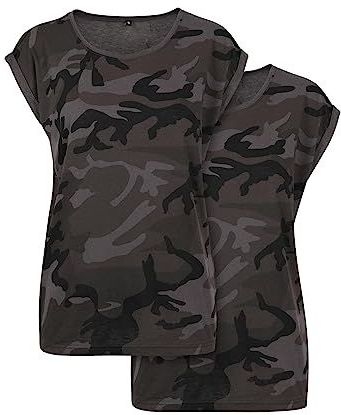 Ladies Extended Shoulder Tee - T-shirt - Katoen - Casual Basic