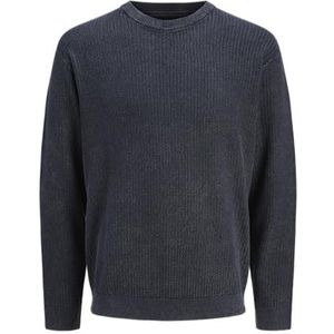 Jack & Jones Jprblubastian Washed Knit Crew Neck, navy, M