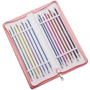 KnitPro breinaaldenset met één punt, Zing, 25 cm, 2.50-6.00mm