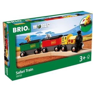 BRIO Trein met Safari Dieren - 33722 - Treinbaanonderdeel