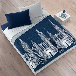 Vallesusa Ozanne gewatteerde sprei voor eenpersoonsbed