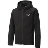 PUMA - Evostripe - Hoodie - Zwart - Met Volledige Ritssluiting