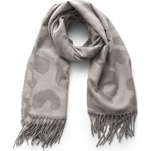 STREET ONE Dames A572632 OP_Soft Light Jacquard Long, Frost Grey Melange, A, Frost Grey Melange, A