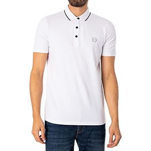 Armani Exchange 8nzf70 Poloshirt voor heren, wit, XL